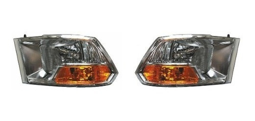 Par Juego Faros Dodge Pu 2009 - 2012  1500 / 2500  Xry Foto 4