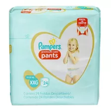 Pañales Pampers Pants Talla Xg / Xxg Tamaño Extra Extra Grande (xxg) (24 Pañales)