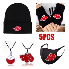 Gorro Beani Cloud Naruto, Akatsuki, Anime, Colar