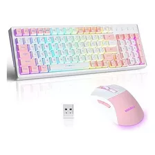 Combo De Teclado Y Mouse Gaming Inalambricos