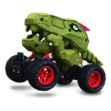 Aeromax Dino-faur - Camion De Dinosaurio Con Atras, Color Ve