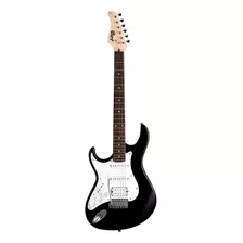 Guitarra Cort G110lh Hss Strato Canhoto Black