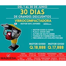 Oferta Vibrocompactadora Honda Gx100 Gx120