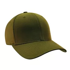 Yupoong Flexfit Adulto Lanudo Cap Peinado-sarga - Oliva, L -