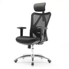 Silla Ejecutiva Con Cabecera S18 Mesh Negro