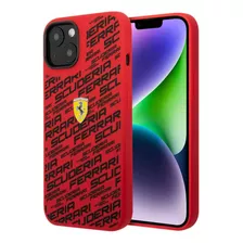 Protector Compatible Con iPhone 14 Plus Ferrari Rojo