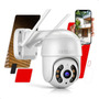 Câmera De Segurança Wifi Icsee Externa Mini Dome Full Hd Infravermelho Prova D'água Kateluo Branco