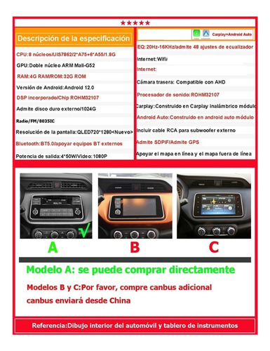 Radio Estreo Android Auto Gps Para Nissan Kicks Micra Versa Foto 5