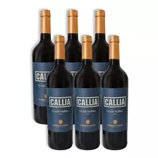 Callia Vino Syrah Malbec Caja X6u 750ml Valle De Tulum