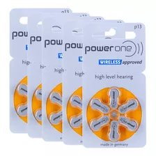 30 Pilhas P13 Power One Baterias Pr48 Aparelho Auditivo