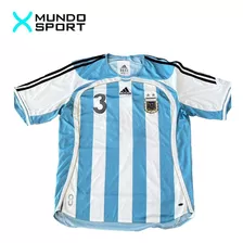 Camiseta adidas Argentina Titular 2006 #3 Sorin Original