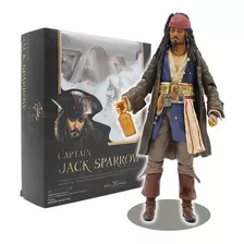 Jack Sparrow Piratas Do Caribe 15cm - Frete Grátis!