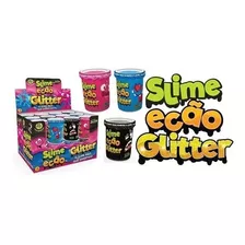 Massinha De Modelar Slime Ecão Glitter Cores Sortidas