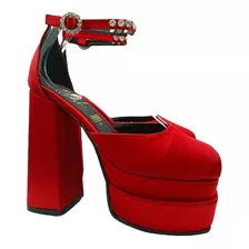 Zapatillas Con Plataforma Mujer Tipo Bratz Tacón Grueso