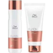 Shampoo + Acondicionador Para Cabello Dañado Wella Fusion