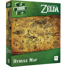 Puzle De Mapas Hyrule De The Legend Of Zelda De 1000 Piezas