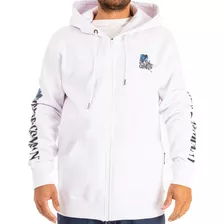 Campera Canguro Fanatic (bla) Dc