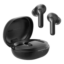 Fone Bluetooth Soundpeats Life Cancelamento Ruído Ativo Cor Preto