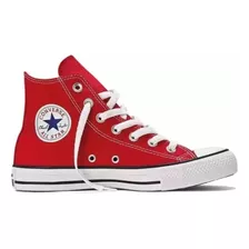 Tênis Converse All Star Chuck Taylor High Top Color Vermelho - Adulto 6 Us