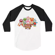 Playera Raglan 3/4 Muppet Babies Retro