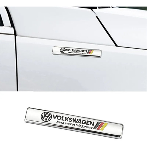 Emblema Volkswagen Metlico Para Exterior E Interior  Foto 2