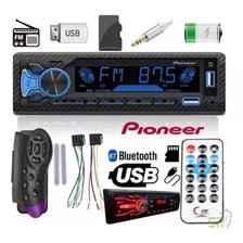 Reproductor Pioneer De Carro Bluetooth Us Mp3 Radio Control