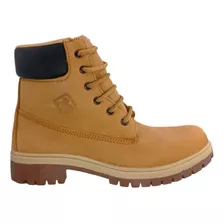 Bota Trabajo Industrial Miel Piel Pma 2300 Antiderrrapa Gnv®