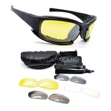 Gafas Polarizadas De Sol X7 Ciclismo Militar Uv400 +4 Lentes