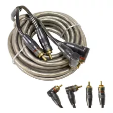 Cable De Audio Y Video Avc 2x2 Rca Plug X Plug En L 6mts