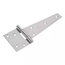 Kit 6 Pç Dobradiça Leme Inox Portão Madeira Triangulo 75x150