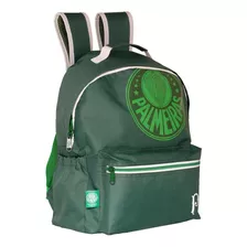 Mochila Esportiva Escolar De Costas Palmeiras Verdão Xeryus Cor Verde