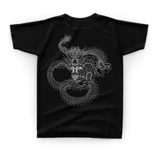 Camiseta Camisa Dragão Oriental Chinês Japão Dragon - K17