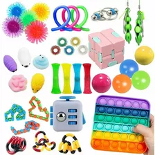 Juguetes Sensoriales Pop Kit Fidget, Paquete De 22