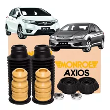 Kit Batente Amortecedor Dianteiro Axios Honda New City Fit