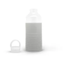 Botella Gato Store® Vidrio Borosilicato Funda Silicona 750ml