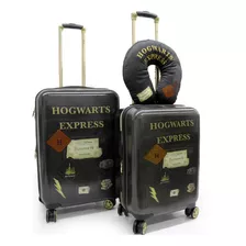 Set De Maletas Harry Potter - 2 Piezas Rodantes + Almohada