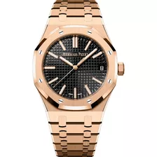 Reloj Audemars Piguet Royal Oak Pink Gold Black Dial 41mm