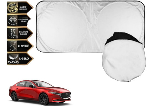 Protector Cubresol Plt Con Ventosas Mazda 3 Sedan 2023 Foto 6