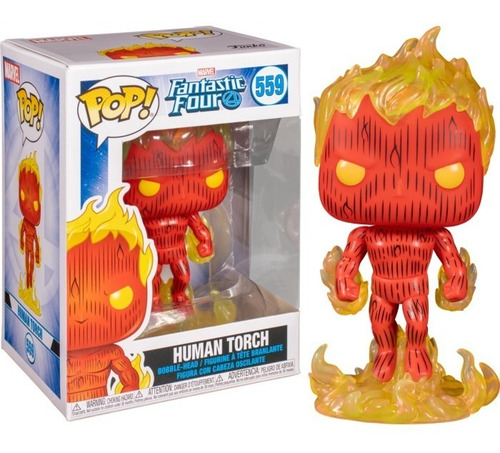 Funko Pop! Marvel Quarteto Fantástico Human Torch - #559