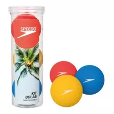 Kit De Bolas Frescobol Speedo 3 Unidades ...