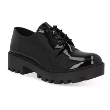 Zapato Charol Color Negro Mujer 571-06