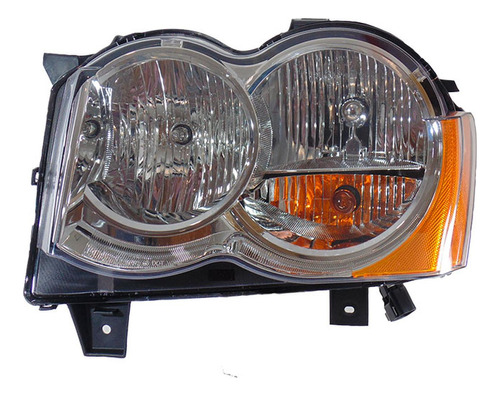 Foto de Farola Jeep Grand Cherokee Completa Izq 2007 A 2010 Tyc