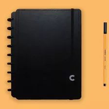 Caderno Inteligente Médio Casual Basic Black