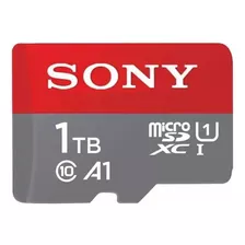 Tarjeta Micro Sd Sony 1 Tb. Alta Velocidad. Sdxc 1000 Gigas