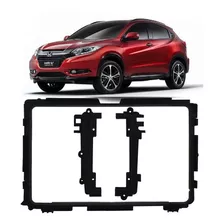 Moldura Painel 9 Polegadas Honda Hrv 2014 A 2020 Preto