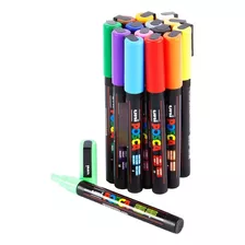  Set De Marcadores Acrilicos - Posca 3m - 15 Colores