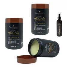 3 Mascara Argan Premium 1kg + 01 Oléo Argan Ouro Maycrene 