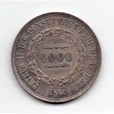 1000 Reis 1860 Data Emendada