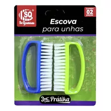 Kit 24 Escovas Para Unhas Cores Sortidas