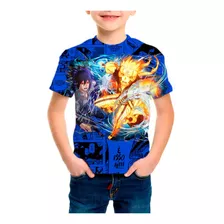 Camiseta Infantil Naruto Uzumaki - M002